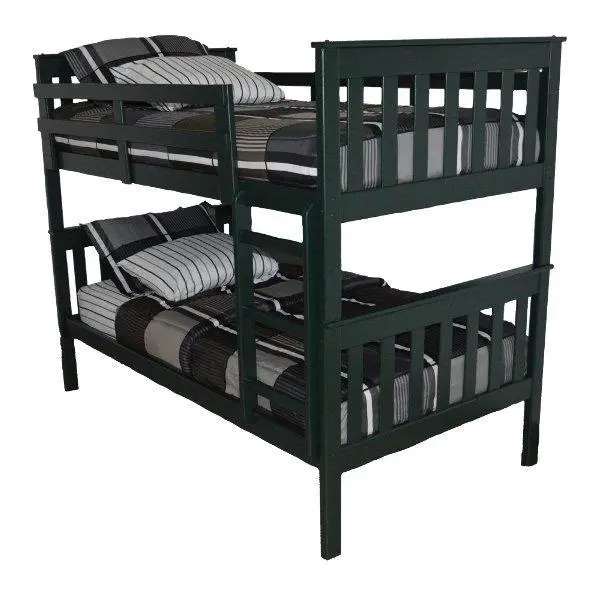 Solid Wood Mission Bunk Bed – Twin-Twin Configuration