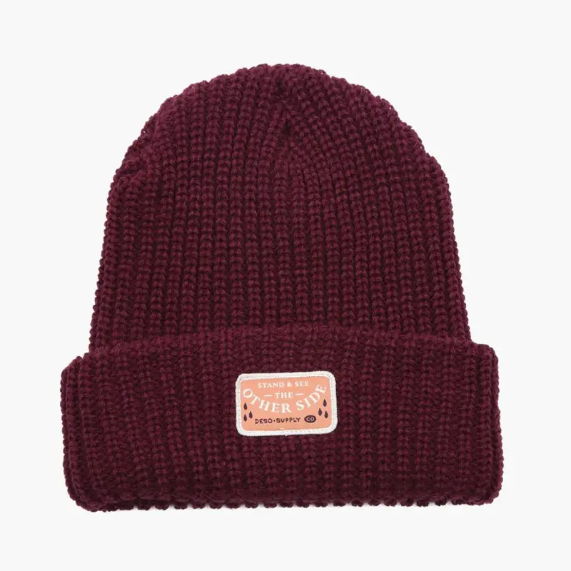 Stand & See Lumberjack Beanie – Reversible Wool Blend Hat