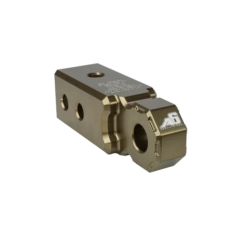 Standalone 2.5-Inch Bronze Shackle Block for Heavy-Duty Use