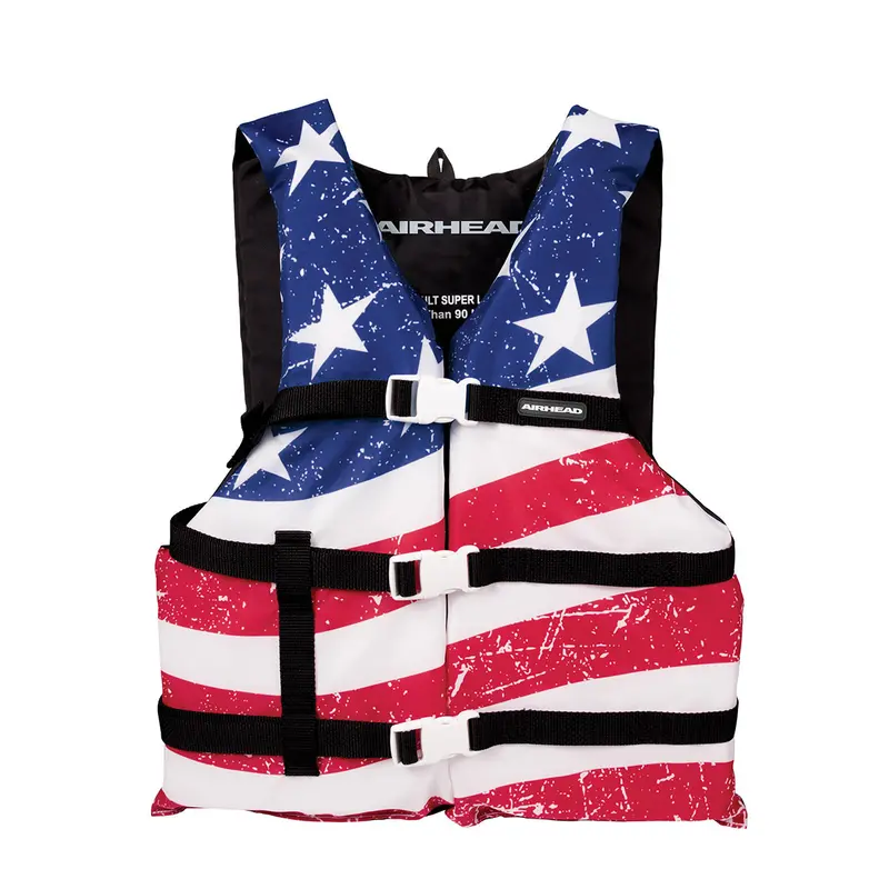 Stars & Stripes Adjustable Life Vest – Youth and Adult Sizes