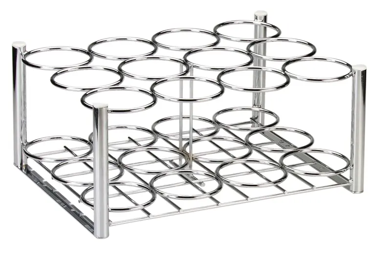 Steel M6-Specific Oxygen Cylinder Rack – Compact 12-Cylinder Storage Solution