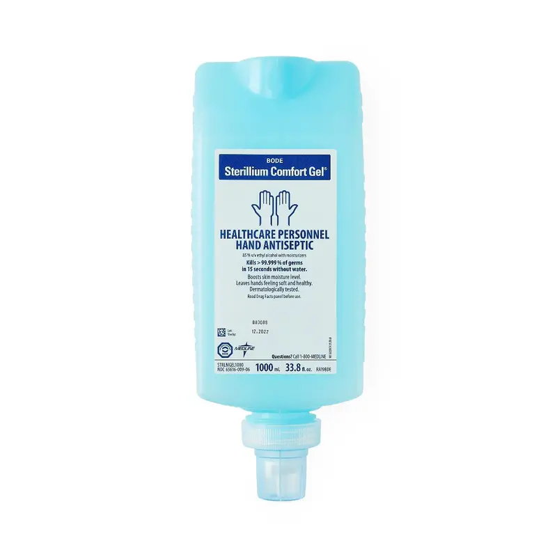 Sterillium Med Liquid Hand Sanitizer – Clear Formula, 1000 mL, 8 per Case