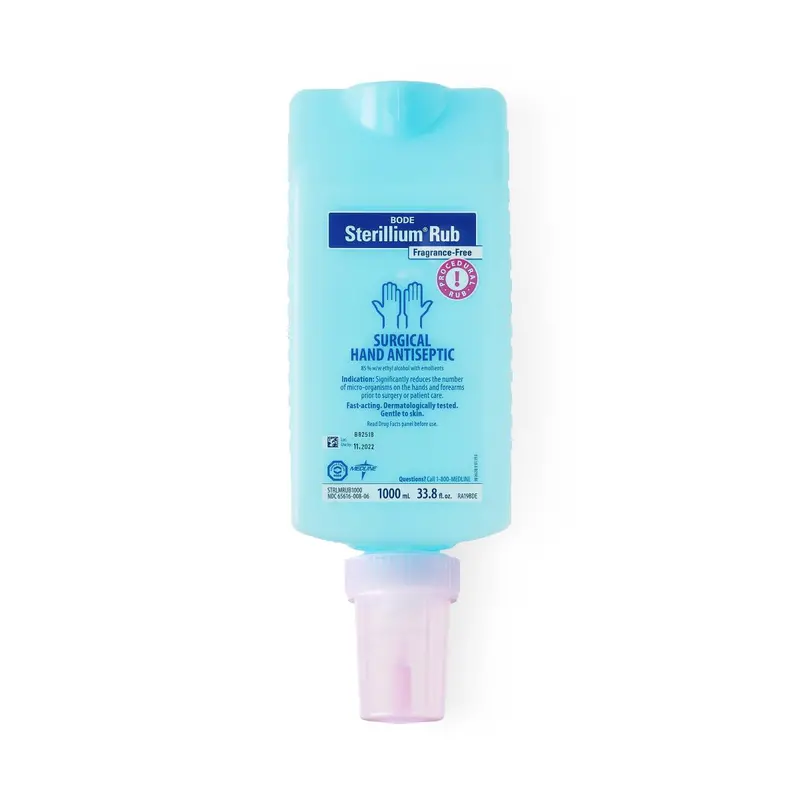 Sterillium Rub Surgical Hand Antiseptic – 1000 mL Bottles, 8-Count Case
