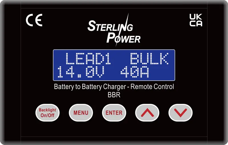 Sterling Power BBR Remote Control Module for Saturn-Series DC-DC Chargers