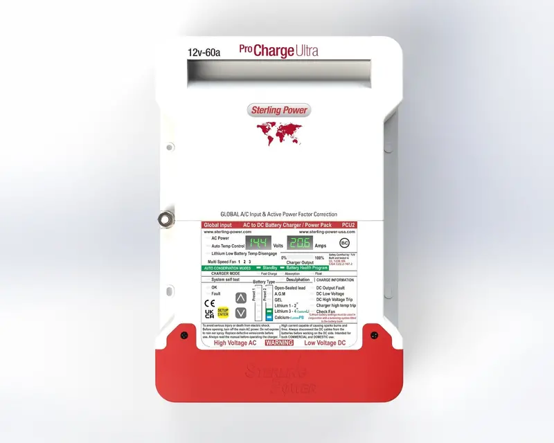 Sterling Power PCU2430plus — 24V 30A Upgraded Marine DC-DC Battery Charger