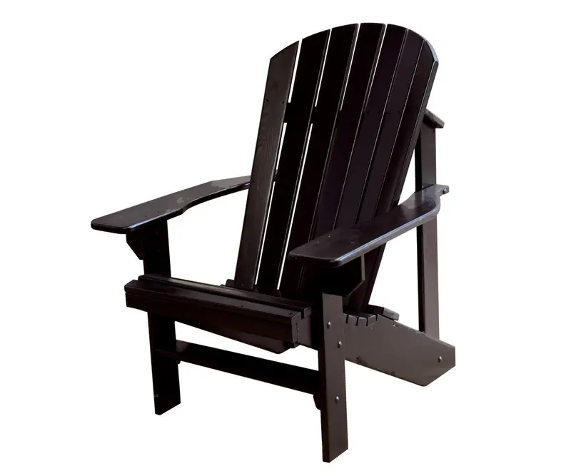 Summertime Two-Tone Lounge Chair – White & Black