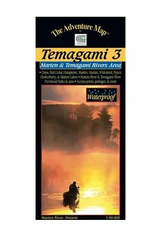 Temagami Backcountry Adventure Map – Edition 3