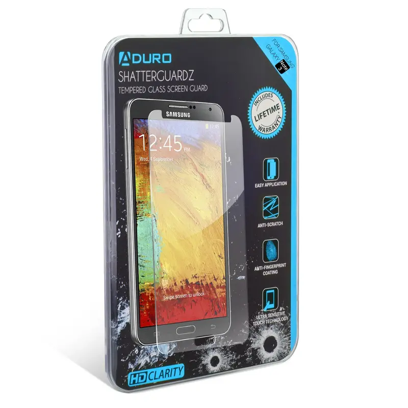 Tempered Glass Screen Protector for Galaxy Note 3 – SHATTERGUARDZ