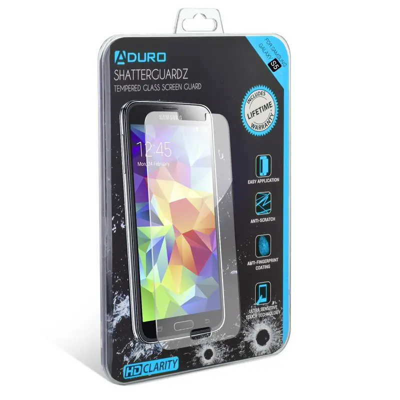 Tempered Glass Screen Protector for Galaxy S5 – SHATTERGUARDZ