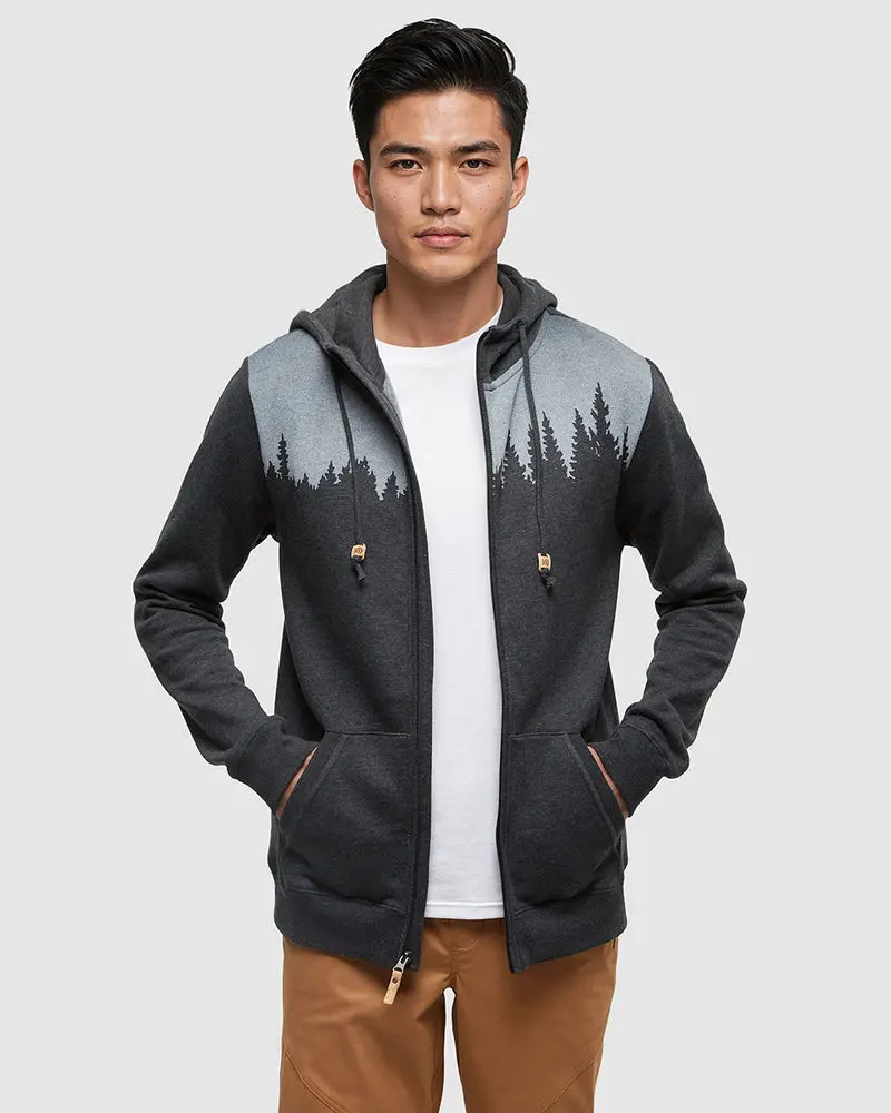 Tentree Juniper Men’s Eco-Friendly Zip-Up Hoodie