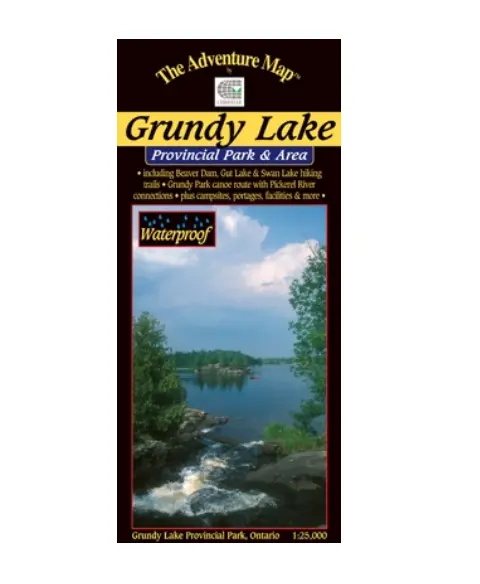 The Adventure Map: Grundy Lake Wilderness Trail Map