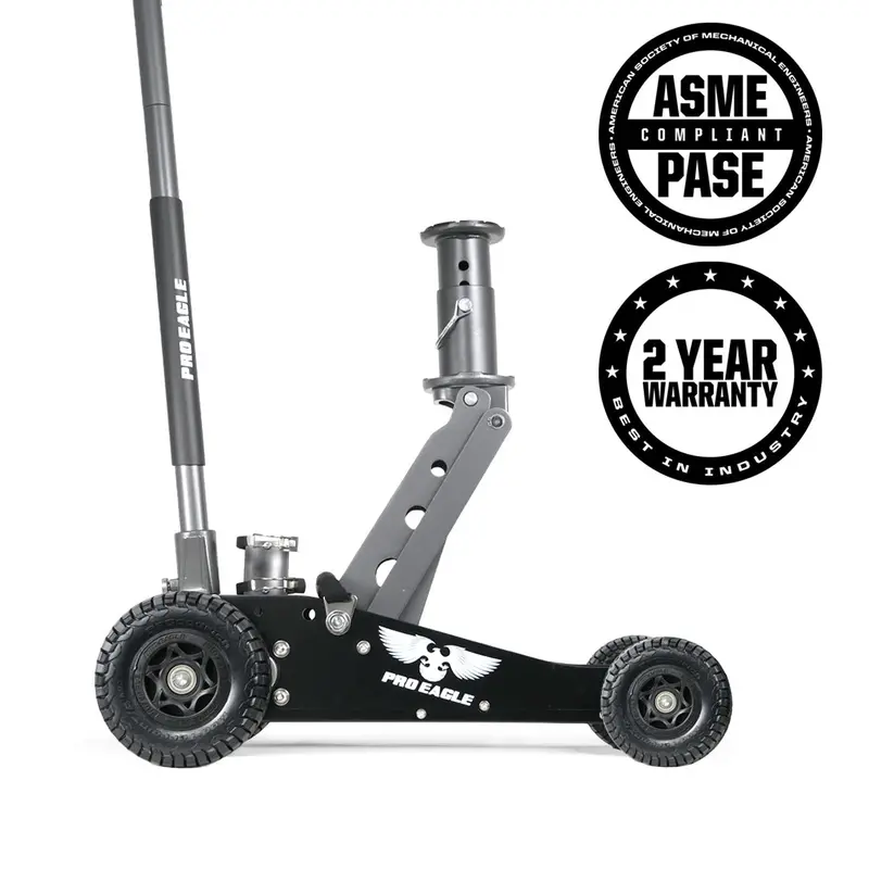 The Beast 2-Ton Off-Road Floor Jack with Large-Diameter Wheels