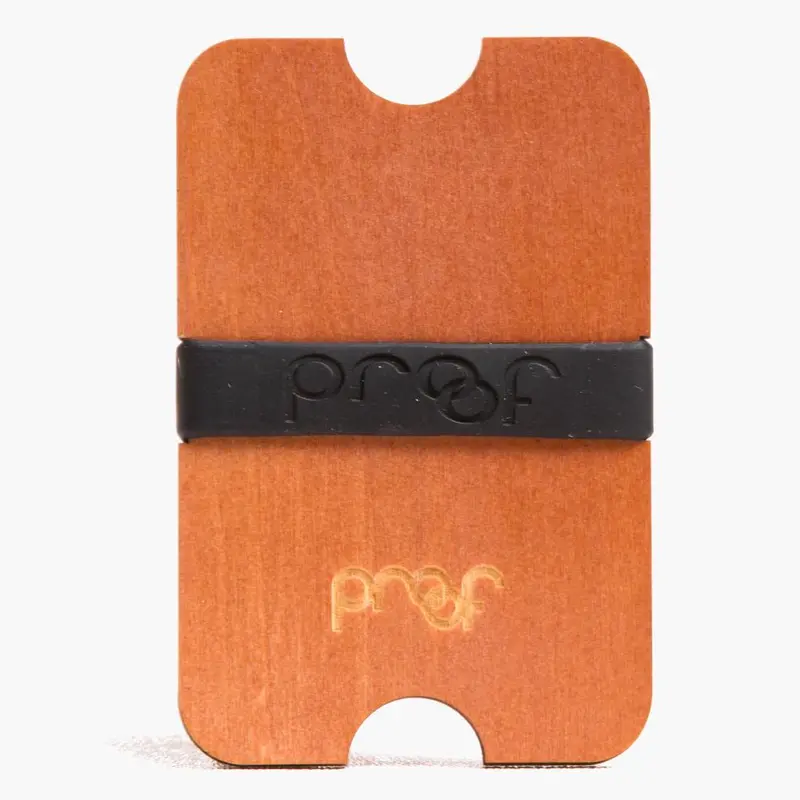 The Slab Solid Wood Minimalist Wallet