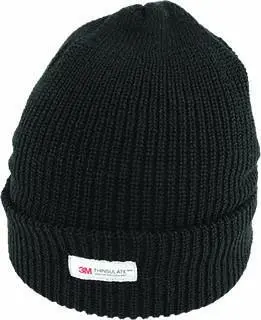 Thinsulate™ Rib-Knit Beanie – Thermally Lined Winter Hat for Cold-Weather Warmth