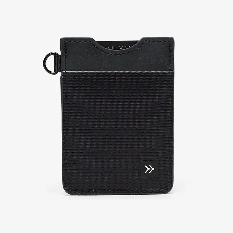 Threads Vertical Zip Wallet – Compact Organizer