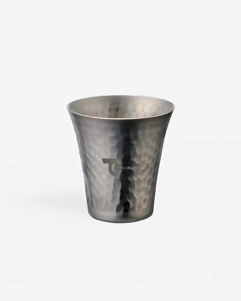Titanium Guinomi Sake Cup – Cloudy Finish (Model 01)