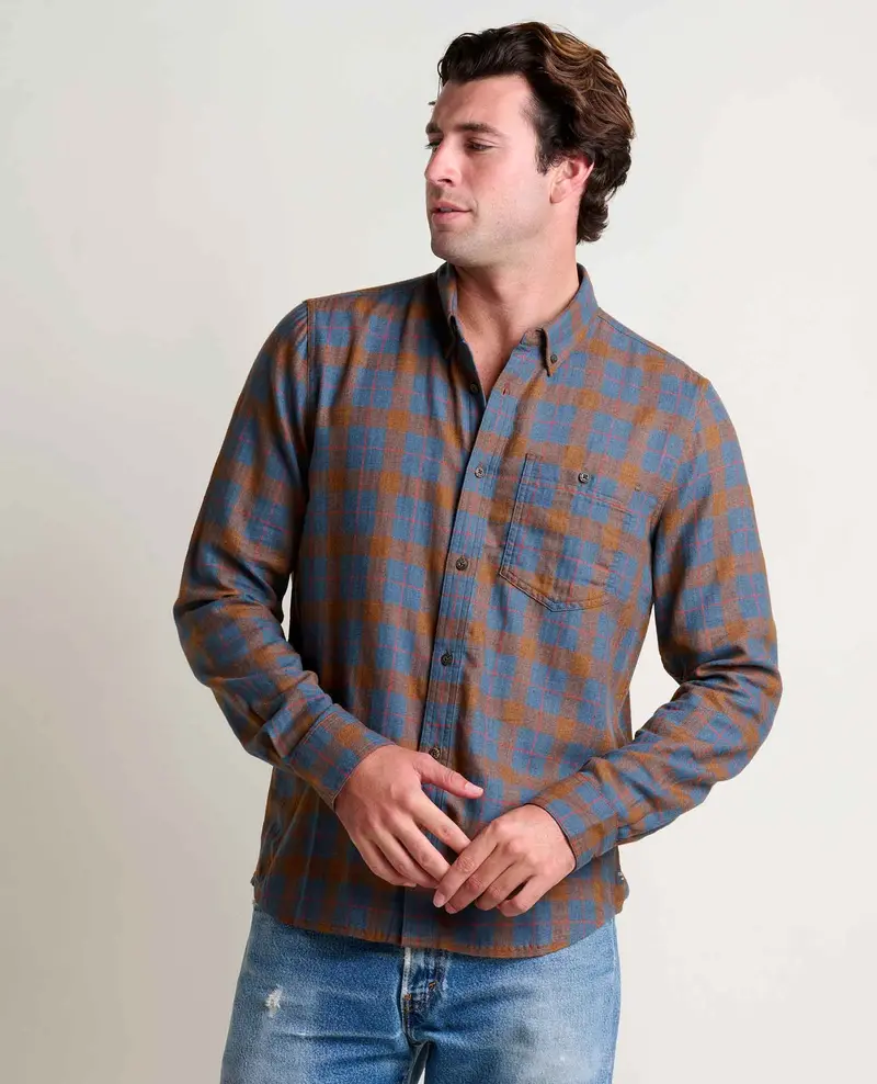 Toad & Co Airsmyth Button-Down for Men – Breathable Organic Cotton Shirt
