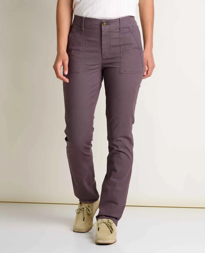 Toad & Co Earthworks Tapered Pants for Women – Organic Cotton Travel Trousers