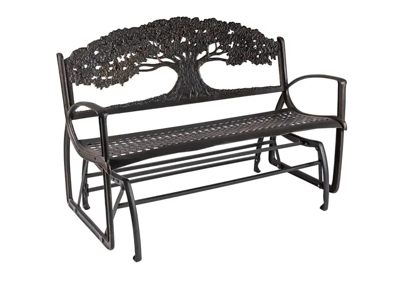Tree-Shape Outdoor Glider Bench