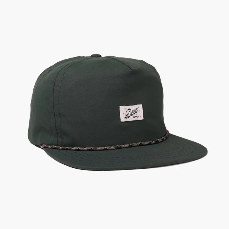 Tuolumne Five-Panel Cap in Dark Green