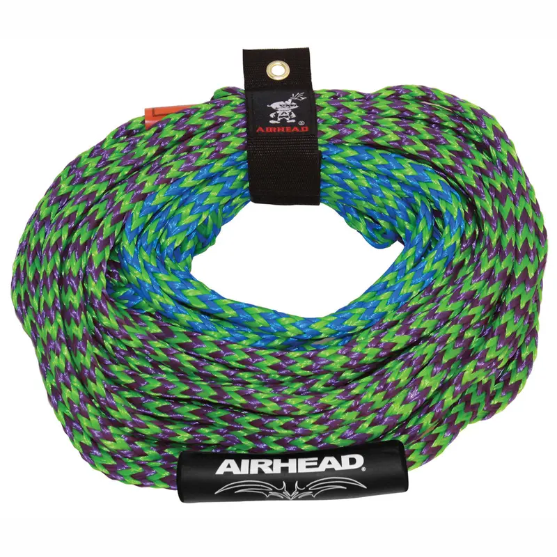 Two-Section Tubing Tow Rope – 60 Feet, Supports 1 to 4 Riders