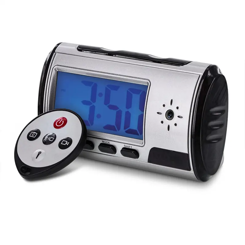 U-Spy Hidden Camera Alarm Clock with DVR Recording Functionality