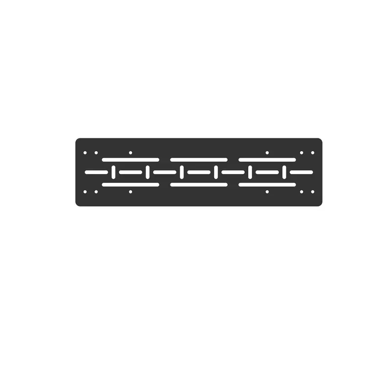 Universal Modular Mounting Plate for Accessories and Recovery Gear