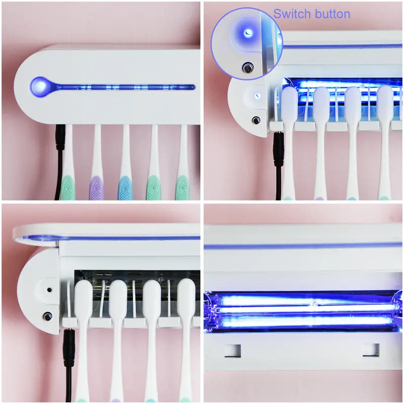 UV-C Toothbrush Sanitizer – Compact Ultraviolet Cleaner for Daily Hygiene