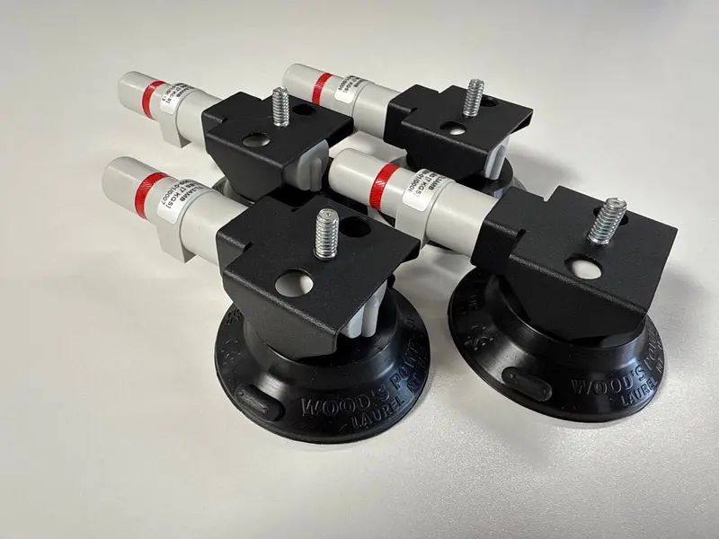 Vacuum Suction Feet (4-Pack) – Designed for MINI Star-Mount Accessories