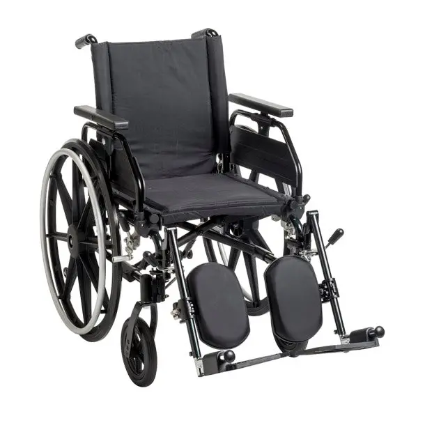 Viper Plus GT Mobility Chair — 18-Inch Seat, Swing-Away Footrests & Universal Armrests