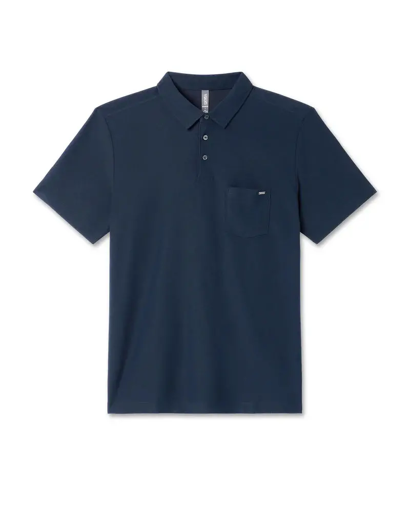Vuori Ace Polo for Men – Performance Knit Golf & Lifestyle Shirt