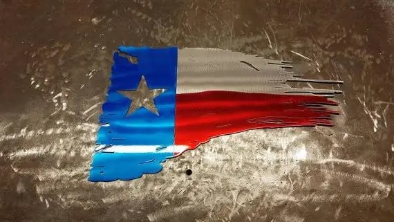 Weathered Texas State Flag