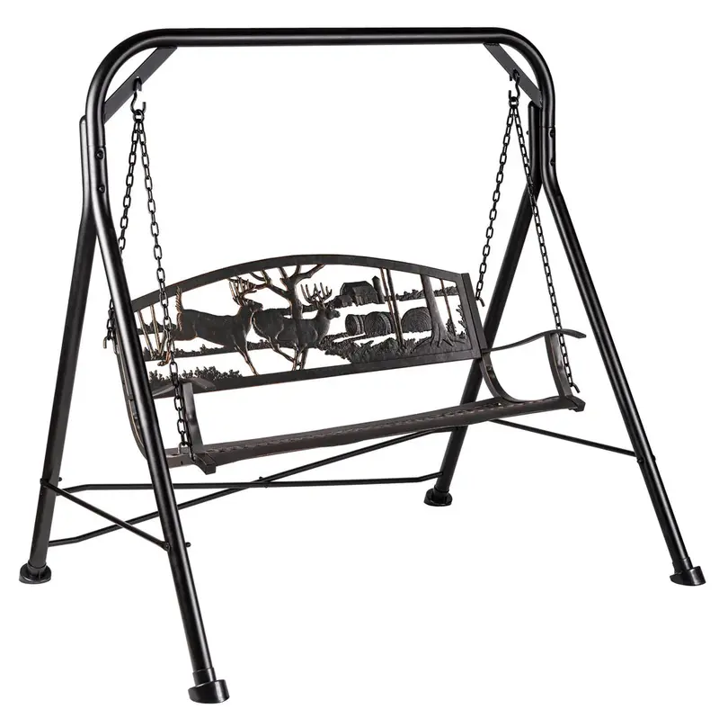Whitetail Deer Running Swing – Outdoor Wildlife Decor