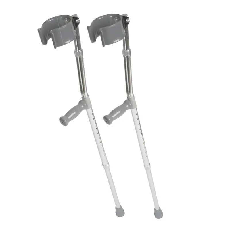 Youth-Sized Aluminum Forearm Crutches – Pair